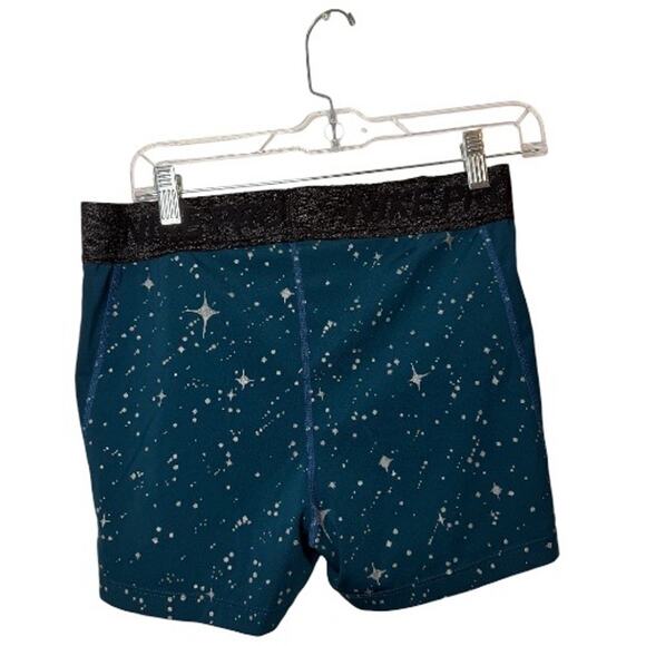 Nike Pro Dri-FIT Galaxy Print Compression Shorts Blue Black Elastic Waist Sz XL - Picture 7 of 9